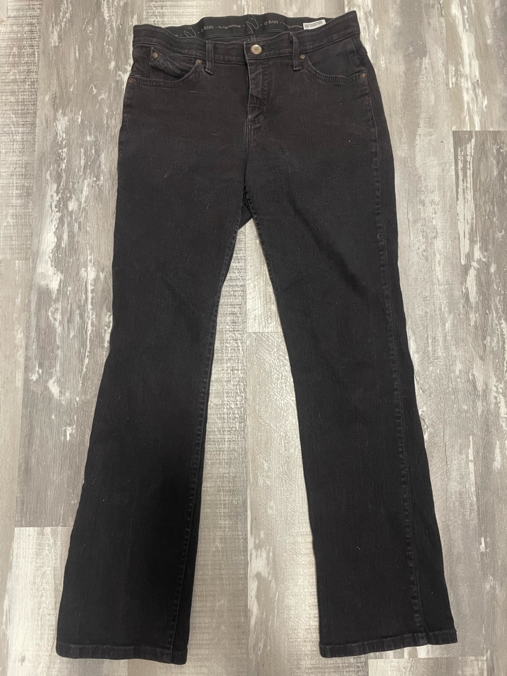 Wrangler Q-Baby Black Denim Jeans